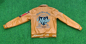 MDW World Class Hustle Leather Jacket