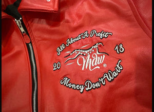 MDW World Class Hustle Leather Jacket