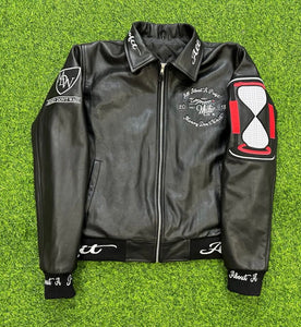 MDW World Class Hustle Leather Jacket