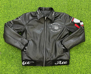 MDW World Class Hustle Leather Jacket